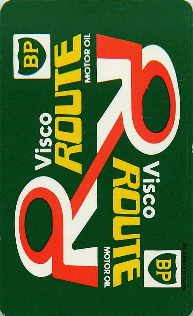 Single Swap Playing Cards Motor Oil BP Visco Route (PS02-18D)